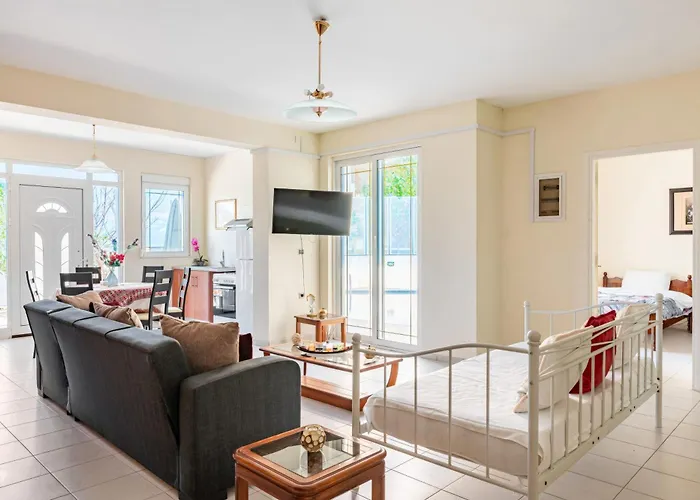 Wonderful Villa In Chania With Private Pool, Panoramic Sea Views & Spacious Interiors